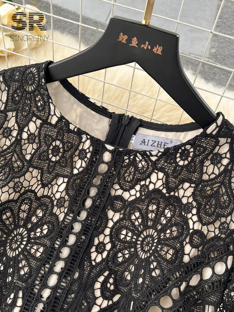 Lace Patchwork Dress