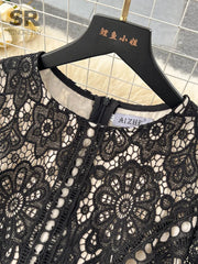 Lace Patchwork Dress