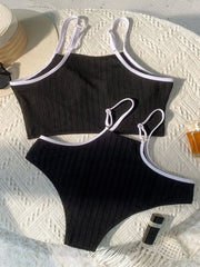 Sexy Black Two Piece Swimsuit