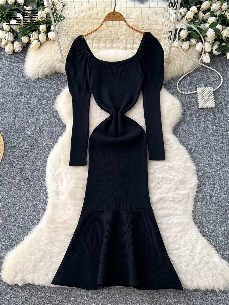 Winter Style Knit Dress