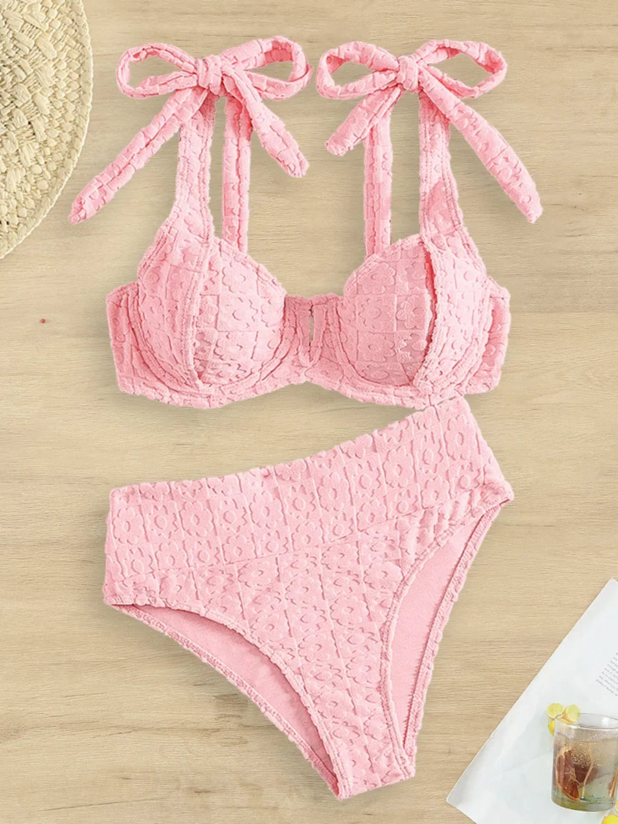 S - XL V Shaped Underwired Female Swimsuit