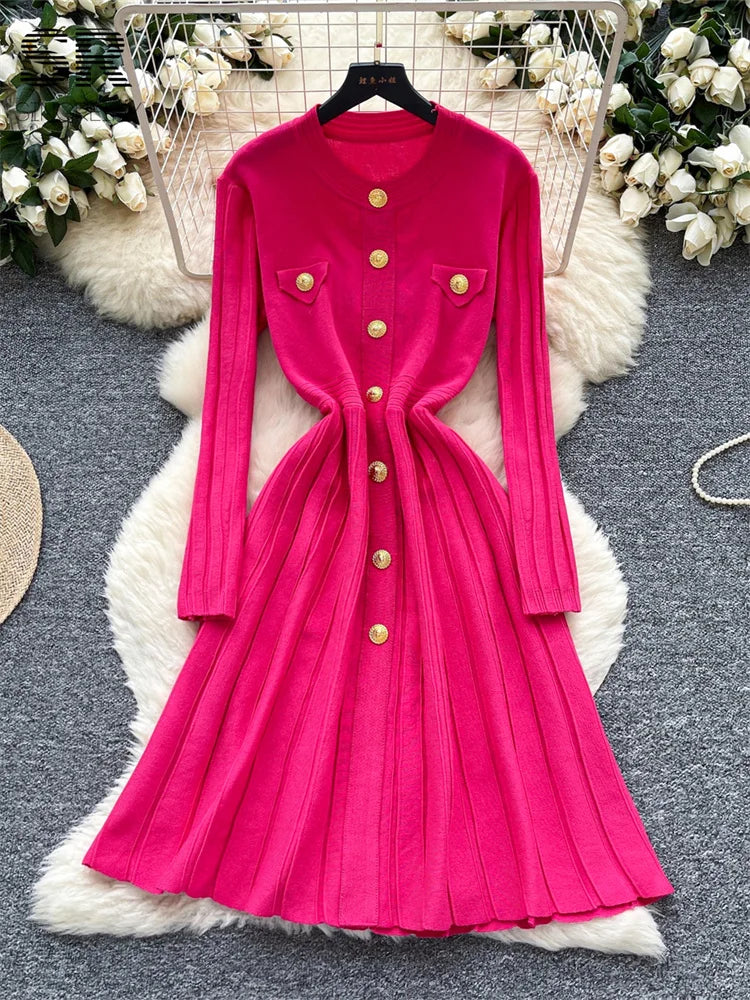 Autumn Style Knit Dress