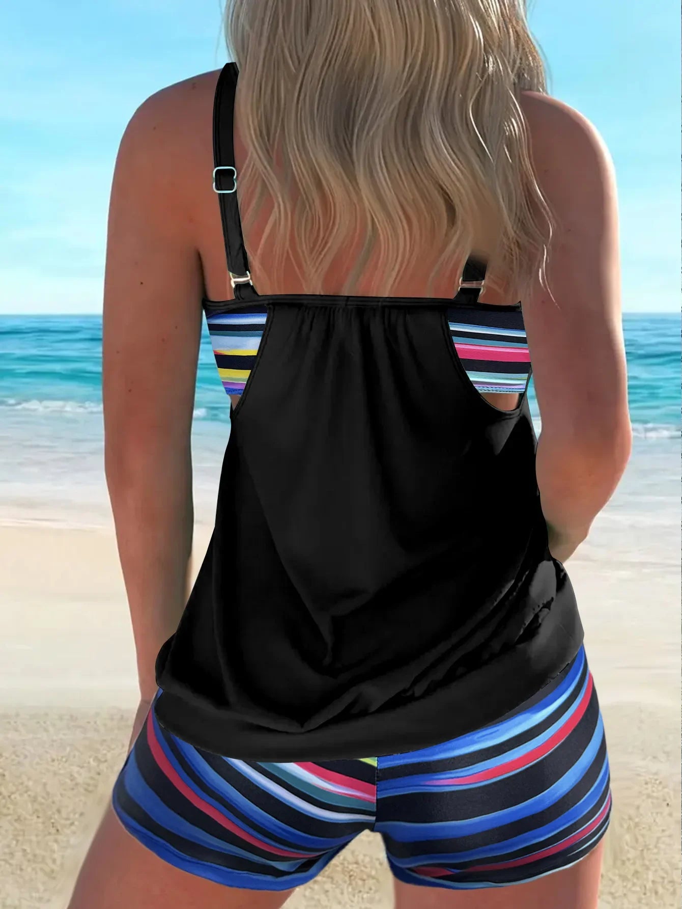 Women's Conservative Two Piece Swimsuit