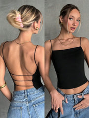 Sexy Backless Cami Top