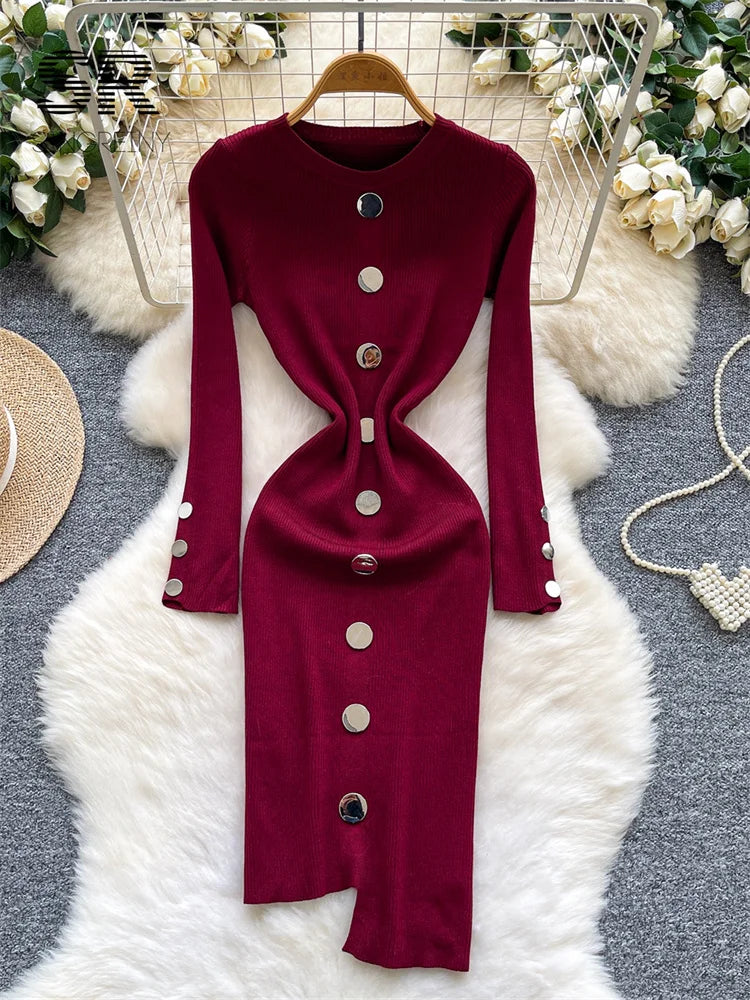 Bodycon Warm Knitted Dress