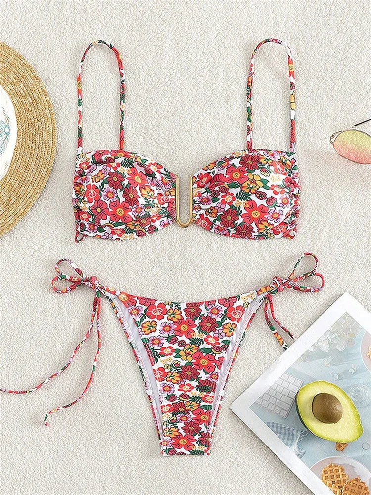 Sexy U Wire Bikini Set