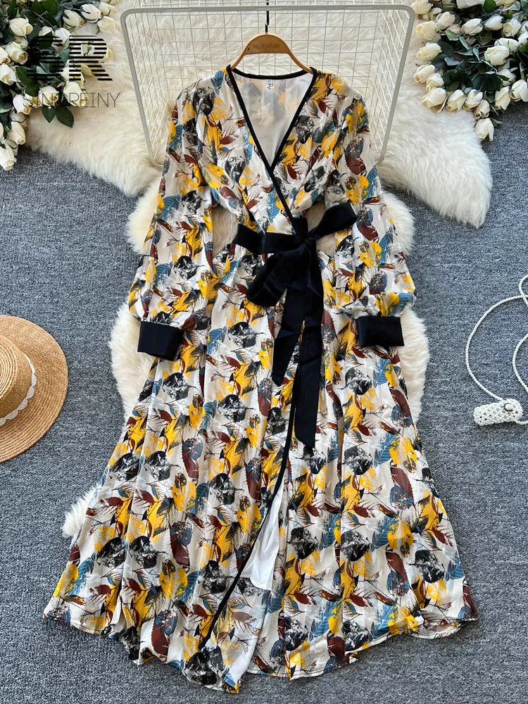 Vintage Art Print Dress