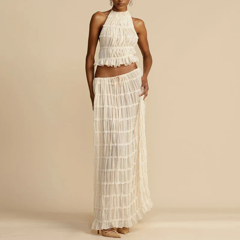 LunaFlair Backless Set