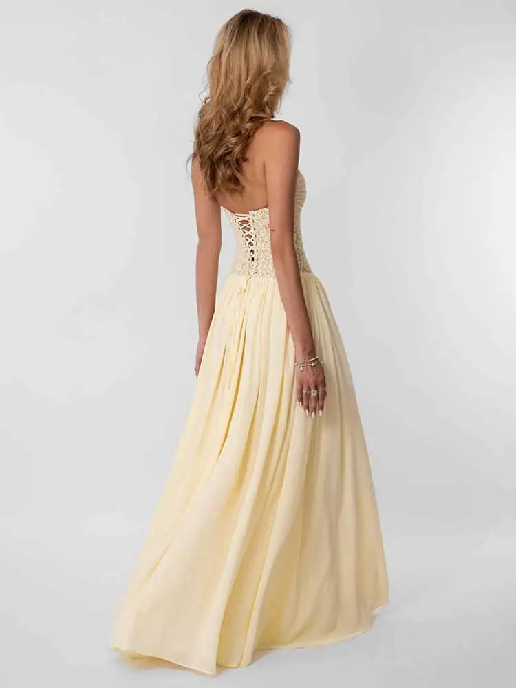 Elegant Lace Maxi Dress