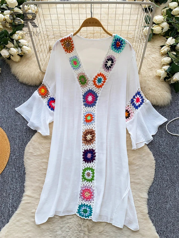 Embroidery Bohemian Dress
