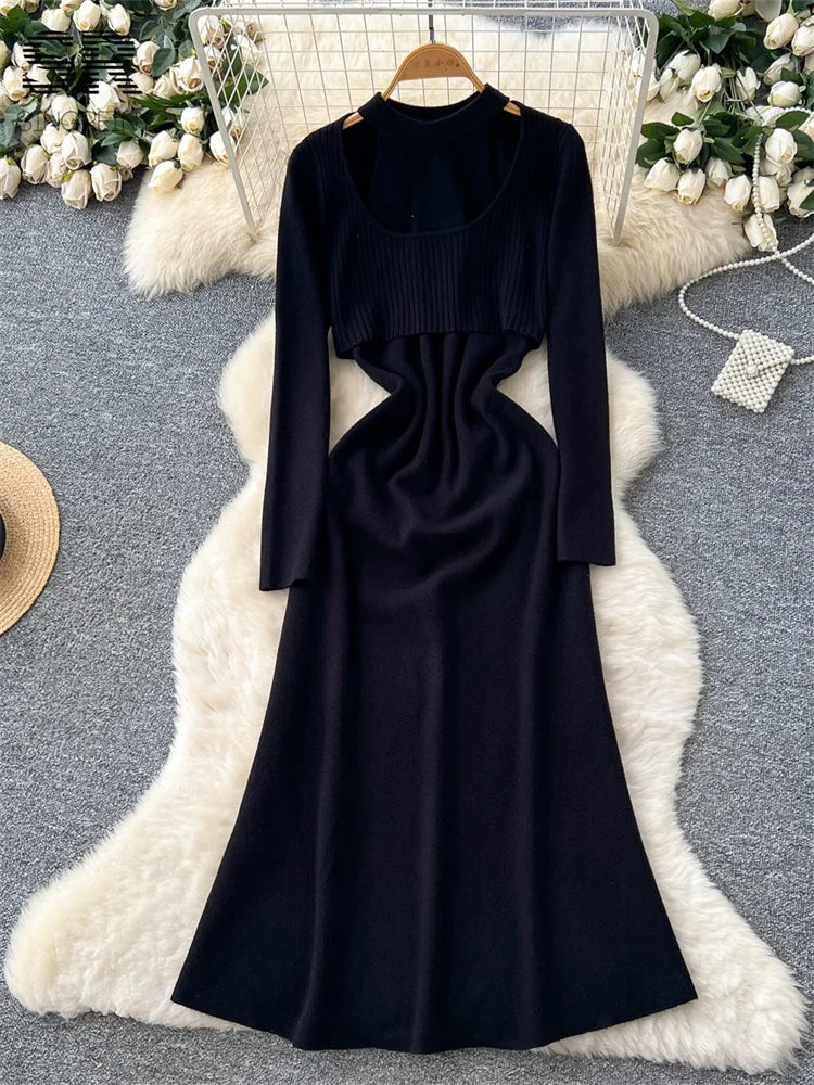 Halter Knit Dress