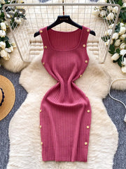 Chic Knitting Pencil Dress