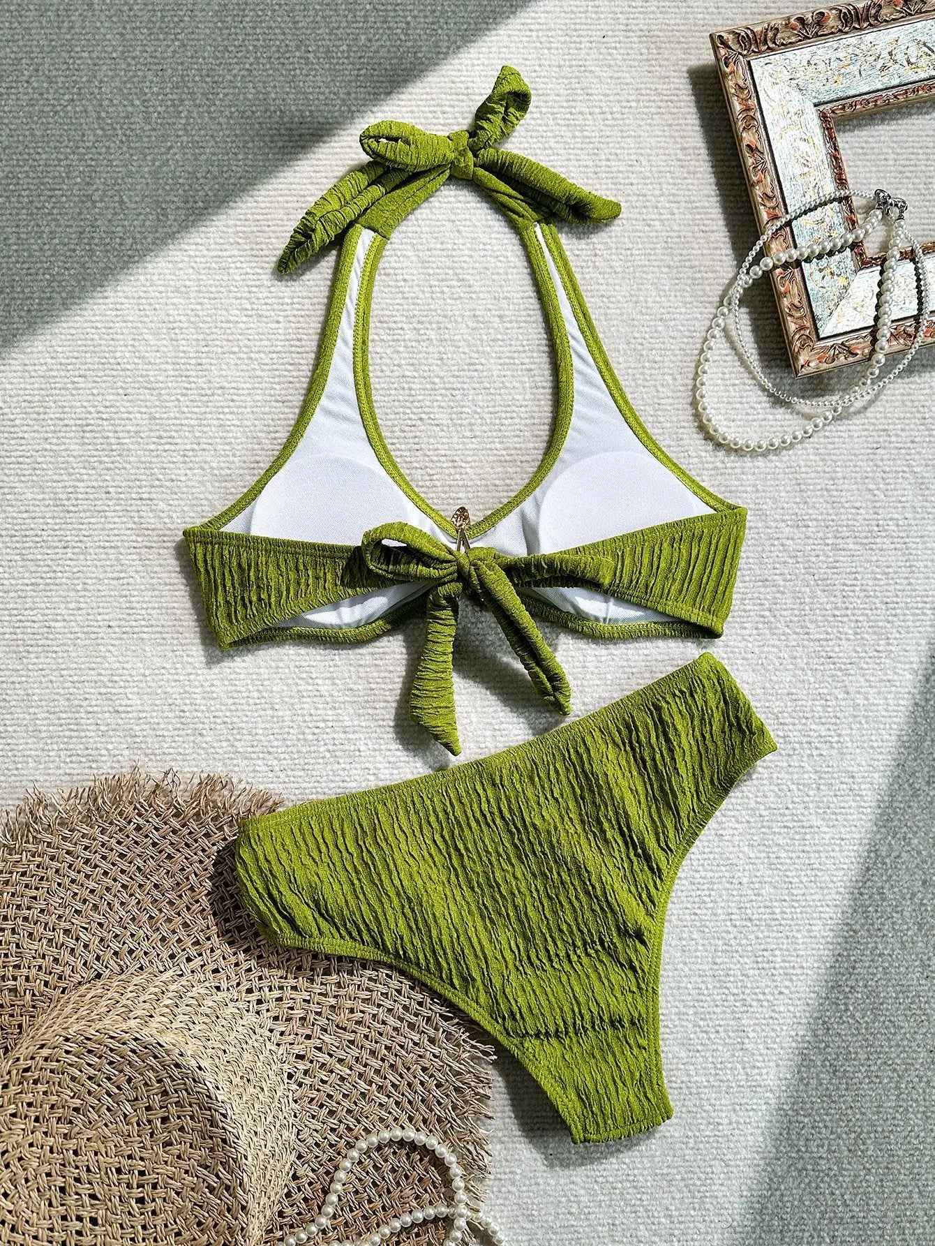 Sexy Metal Starfish Micro Bikini Set