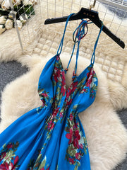 Floral Print Bohemian Dress