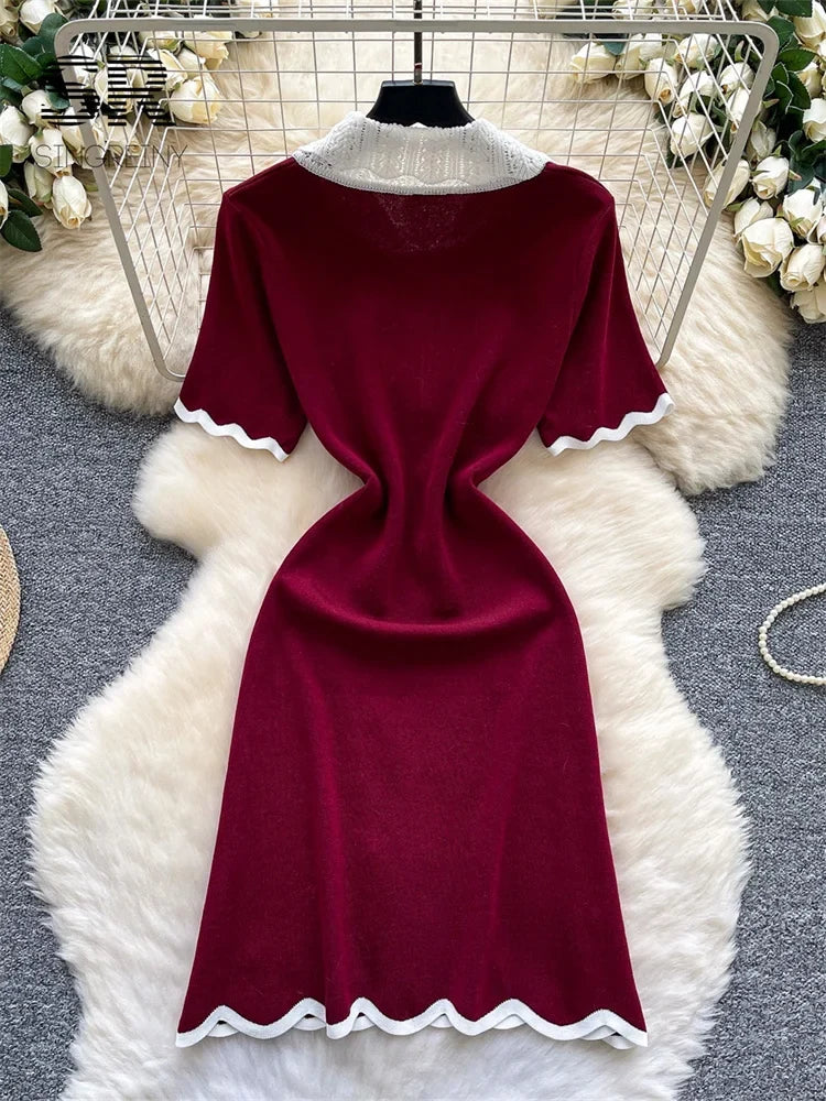 Vintage Luxury Knitted Dress