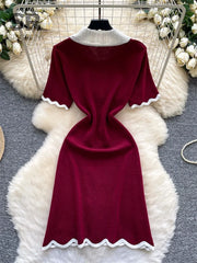 Vintage Luxury Knitted Dress