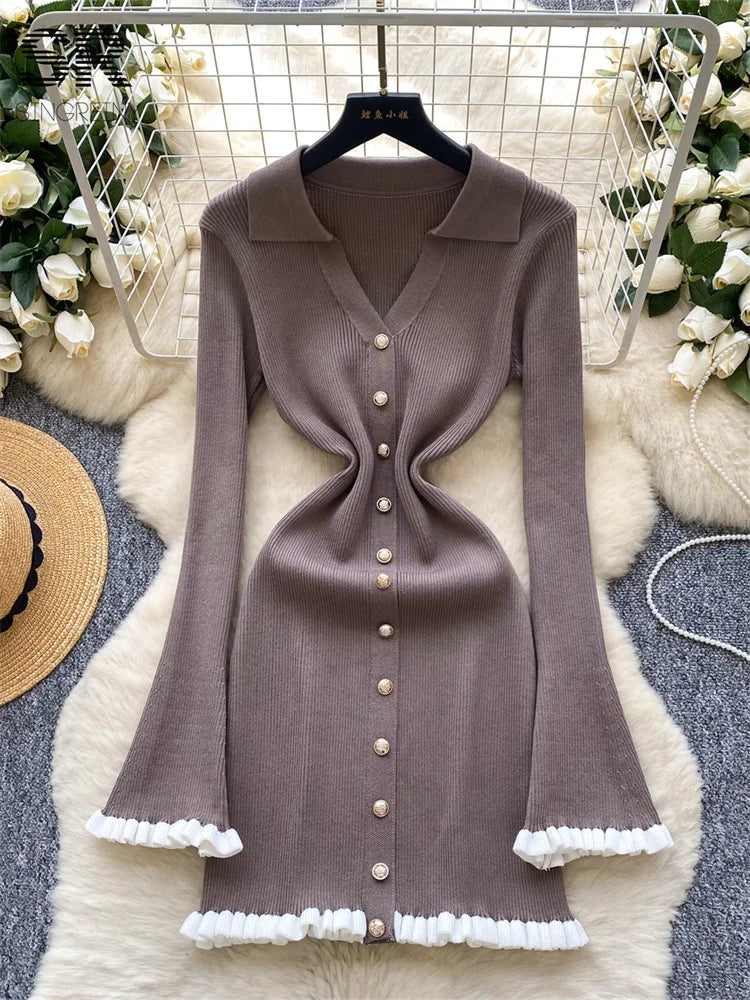 Autumn Sweet Basics Knit Dress