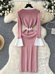 Basics Autumn Knitted Dress