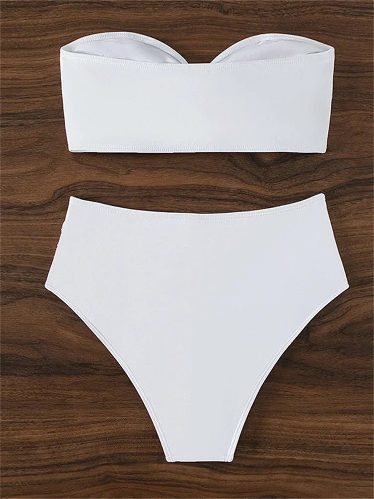 White Two-Piece Bikini Set