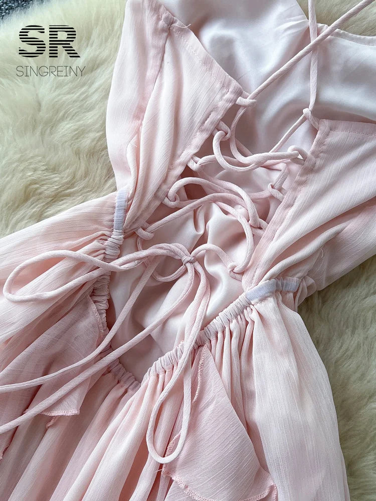 Chiffon Ruffle SunDress