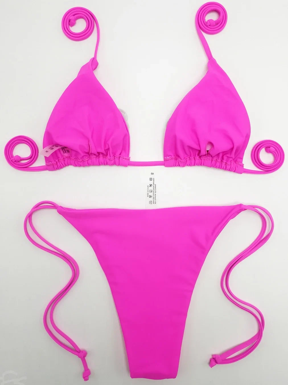 Sexy Sequin Coconut Tree Bikini Set