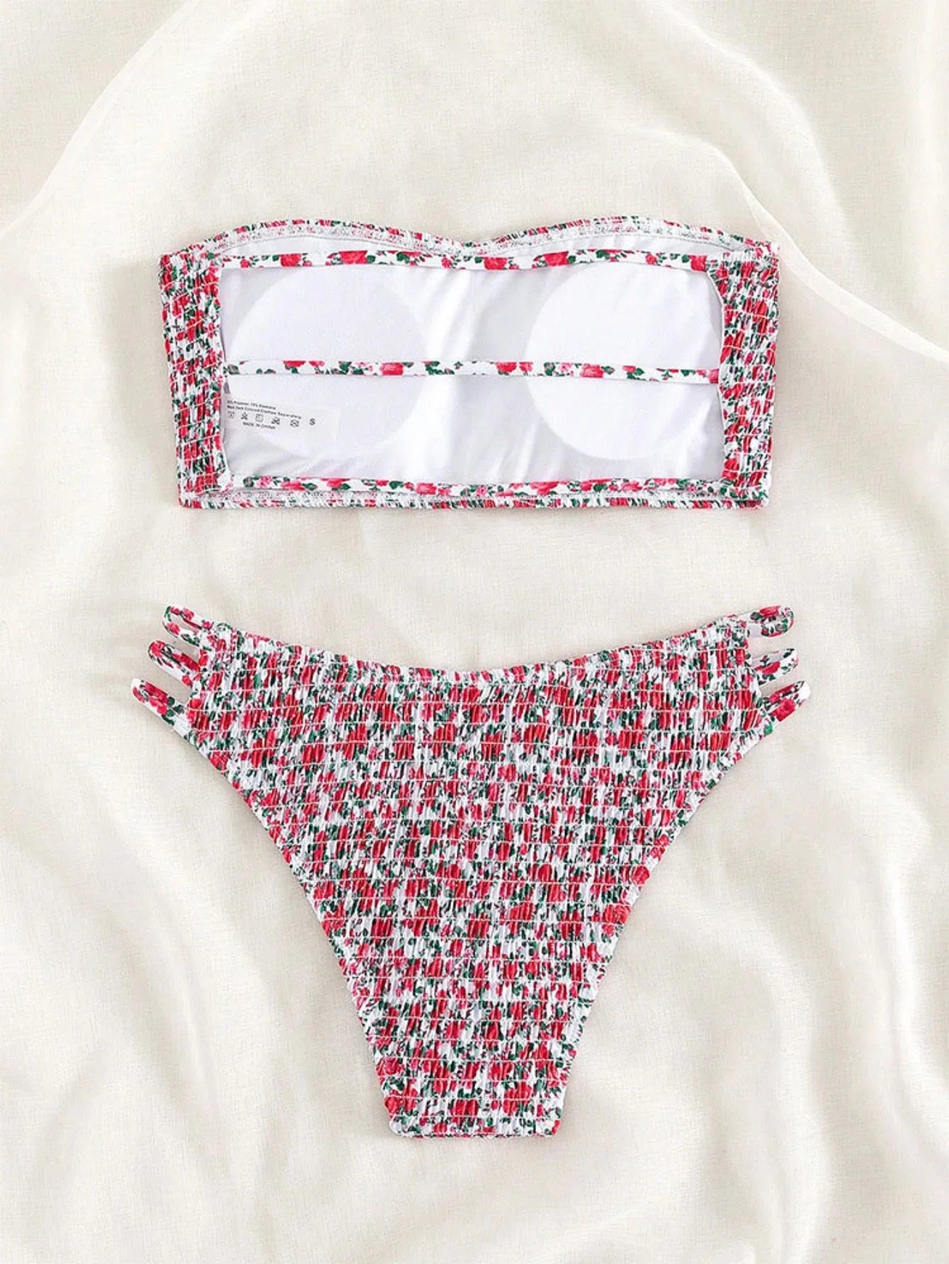 Sexy Hollow Out High Waist Bikini Set