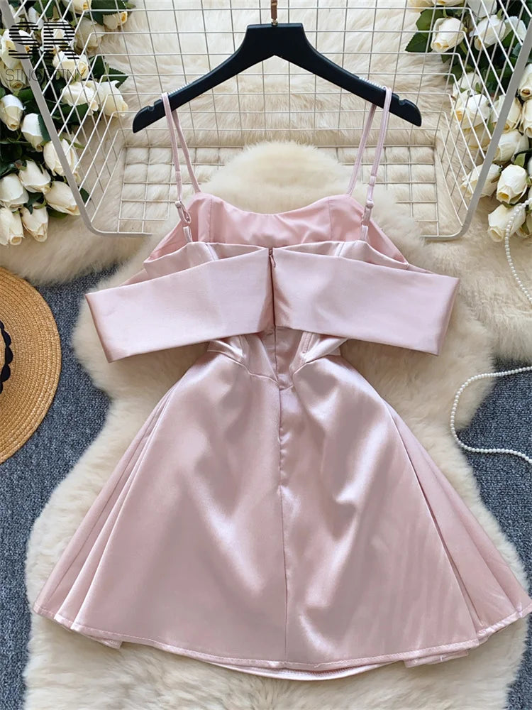 Birthday Party Satin Dress