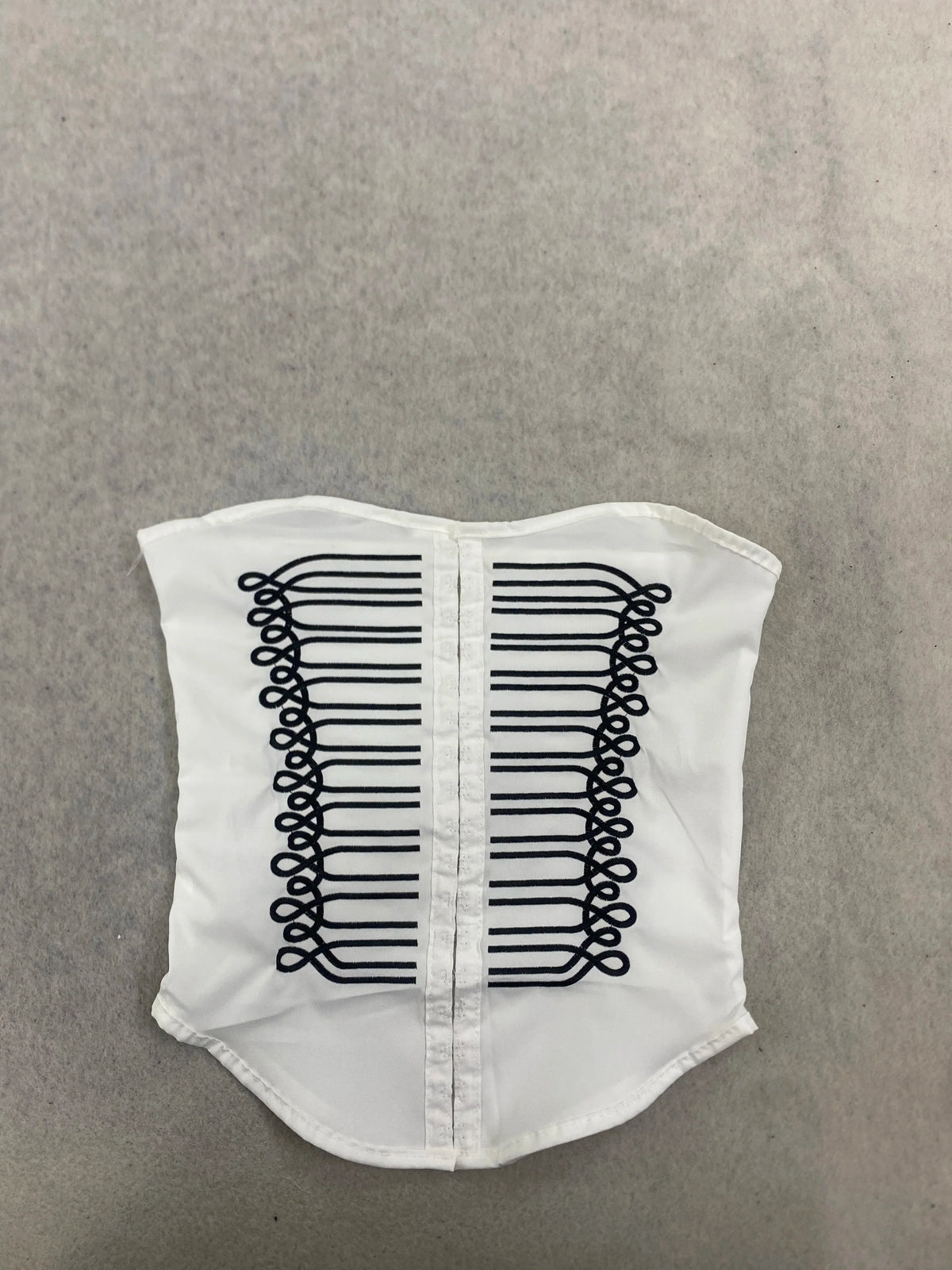 Cropped Strapless Tube Top