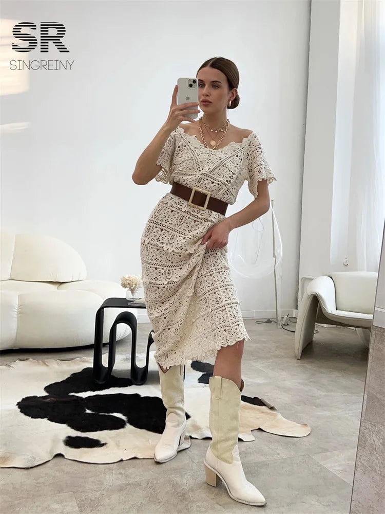Loose Knit Long Dress