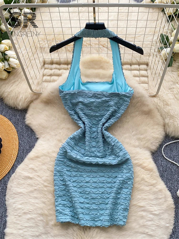Halter Backless Bodycon Dress