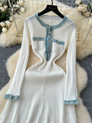 Luxury Autumn Sweater Dress