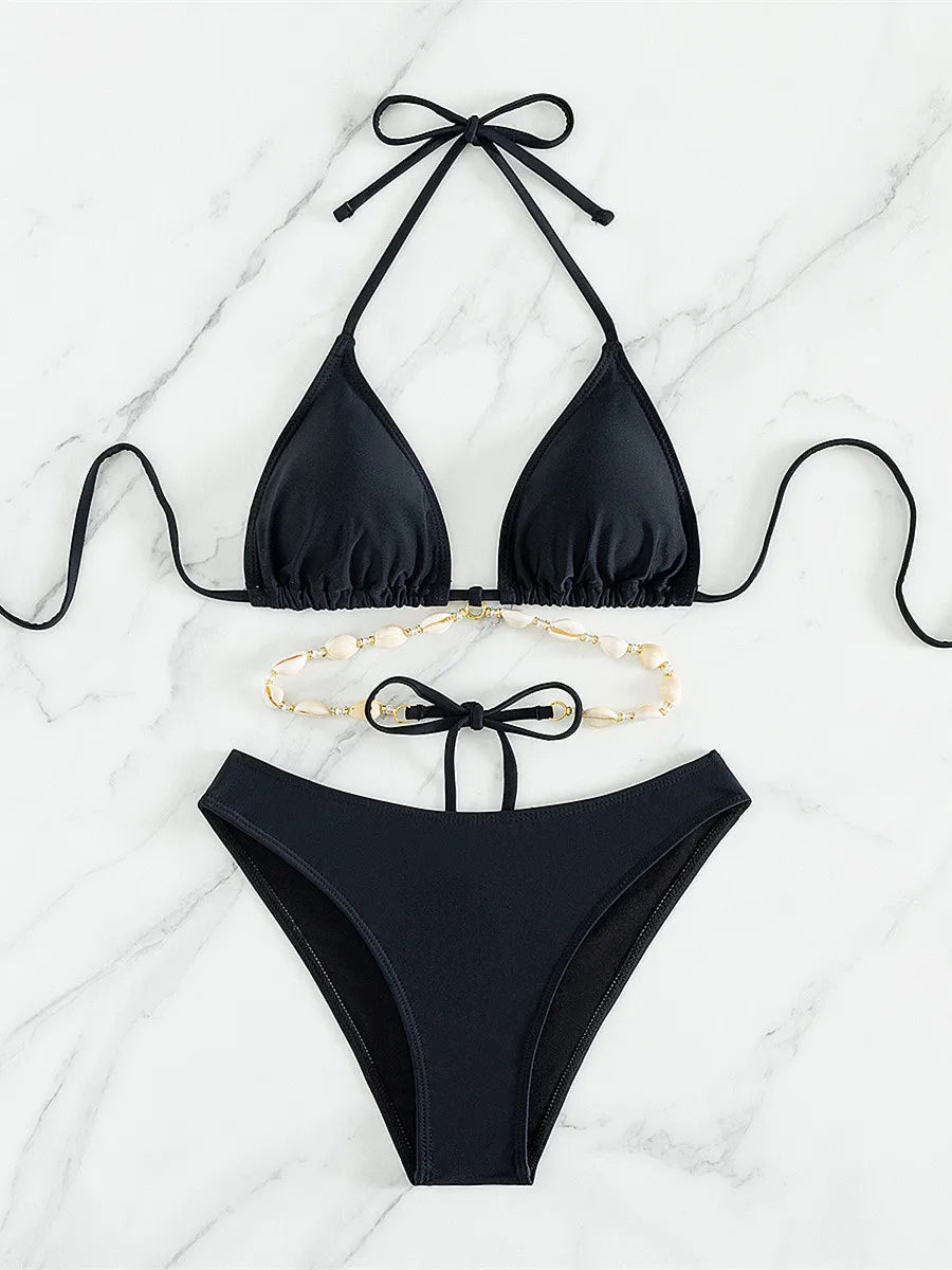 Sexy High Waist Bikini Set