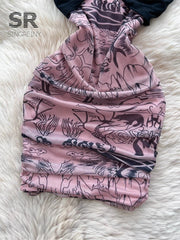 Artistic Print Hotsweet Dress