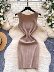 Chic Knitting Pencil Dress
