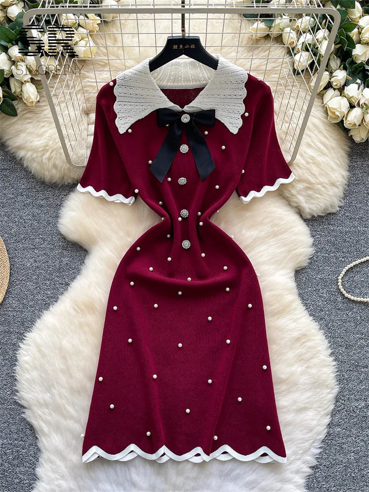 Vintage Luxury Knitted Dress