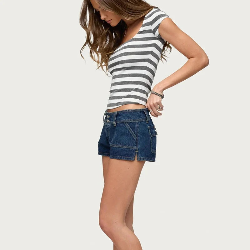 Casual Basic Short Tops