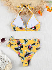 Vintage High Waist Bikini Set