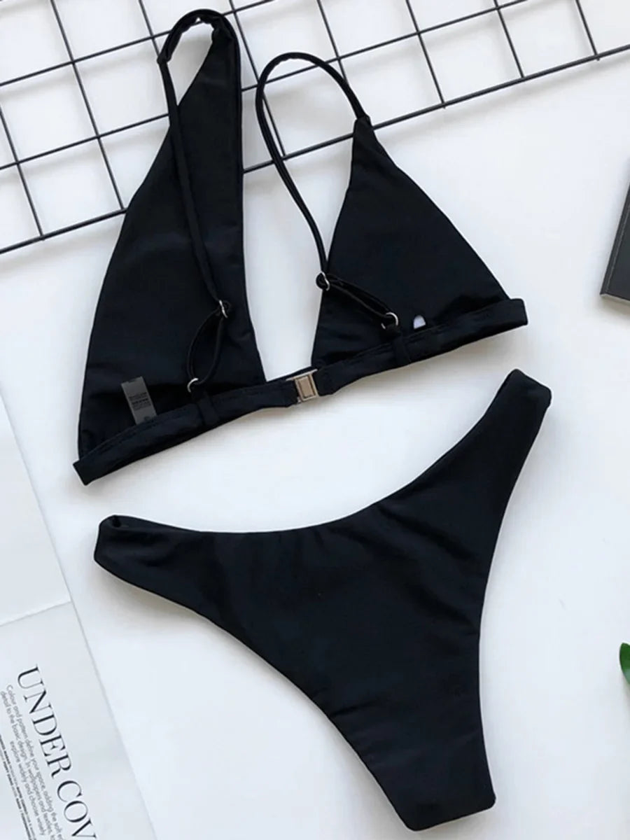 Asymmetric One Shoulder Bikini