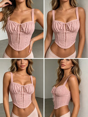 New Y2K Style Sexy Crop Tank Top