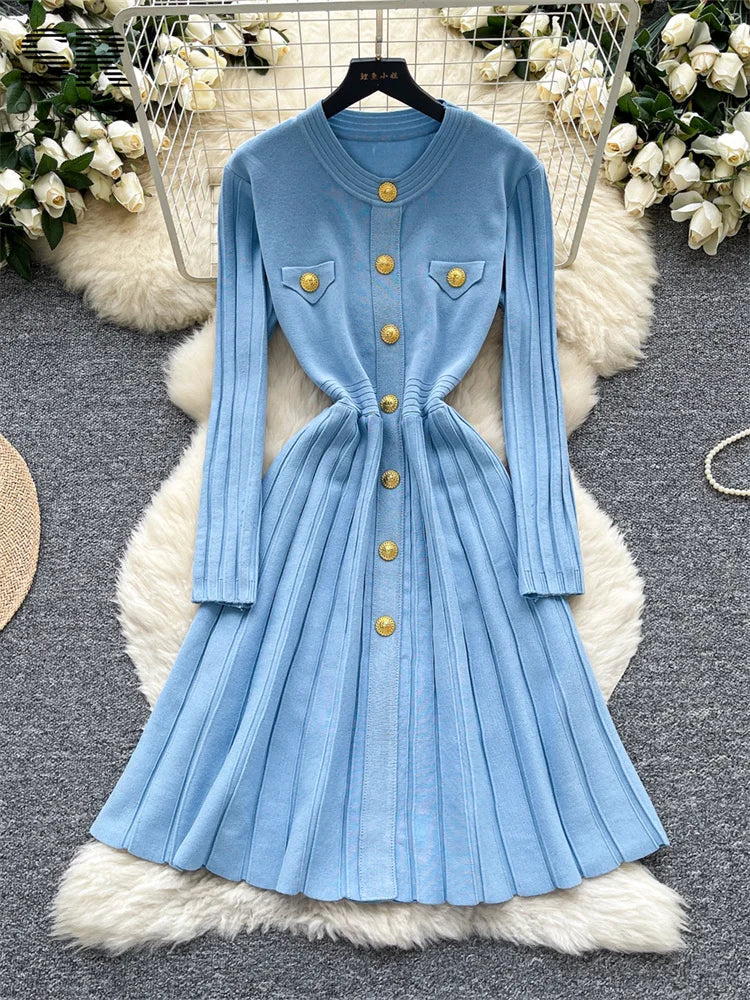 Autumn Style Knit Dress
