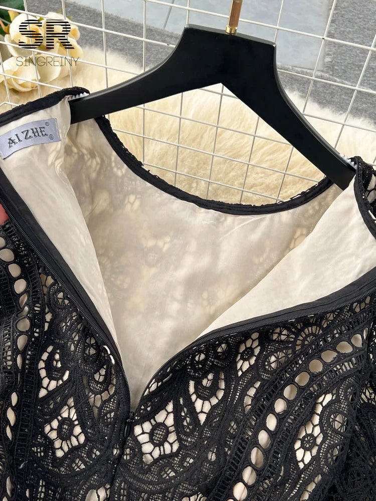 Lace Patchwork Dress