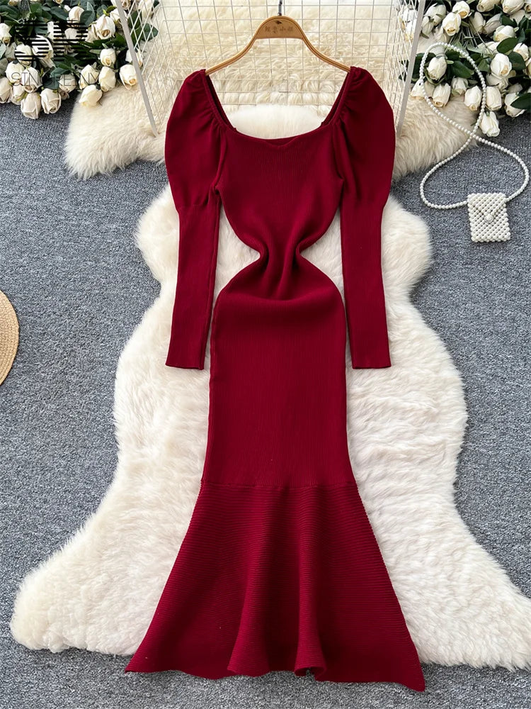 Winter Style Knit Dress