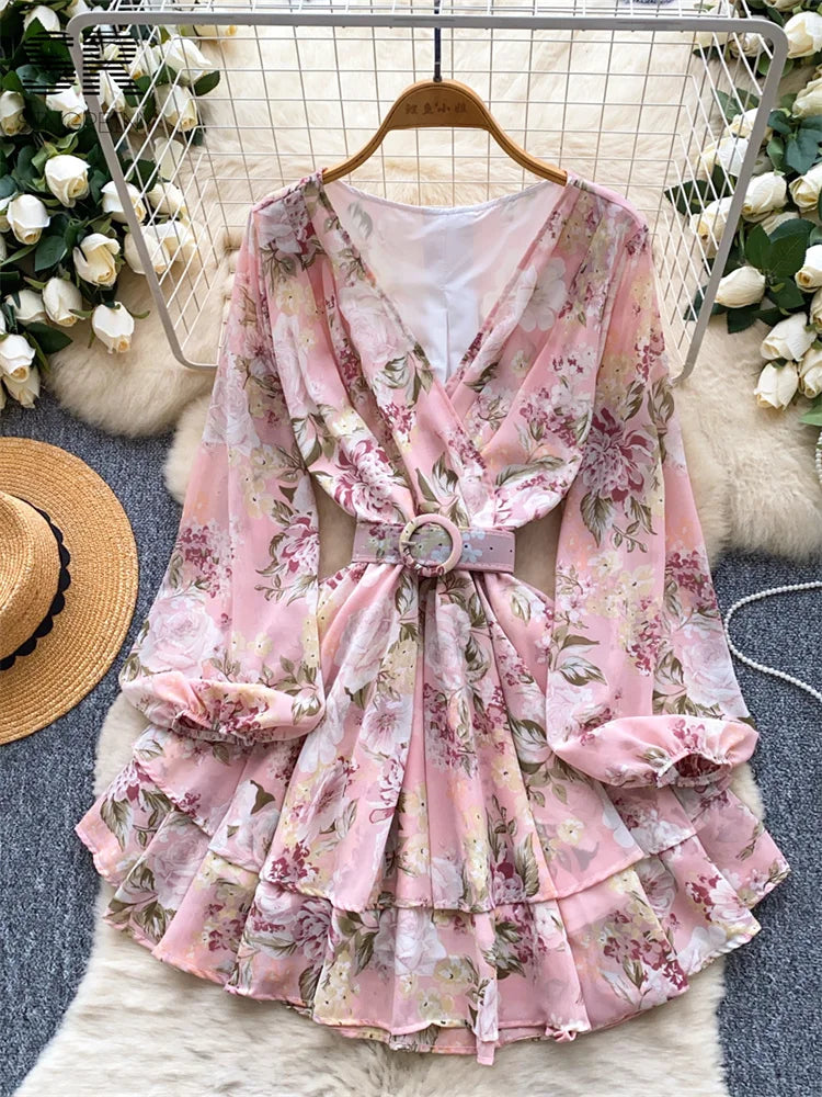 Beach Floral Print Dress