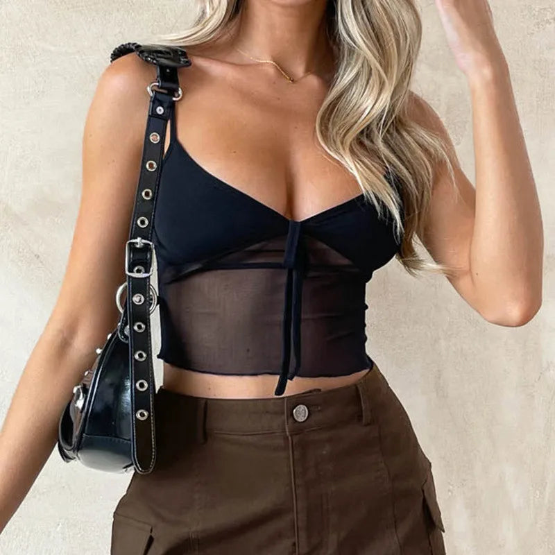 Camis Sexy Corset New Sleeveless Crop Top