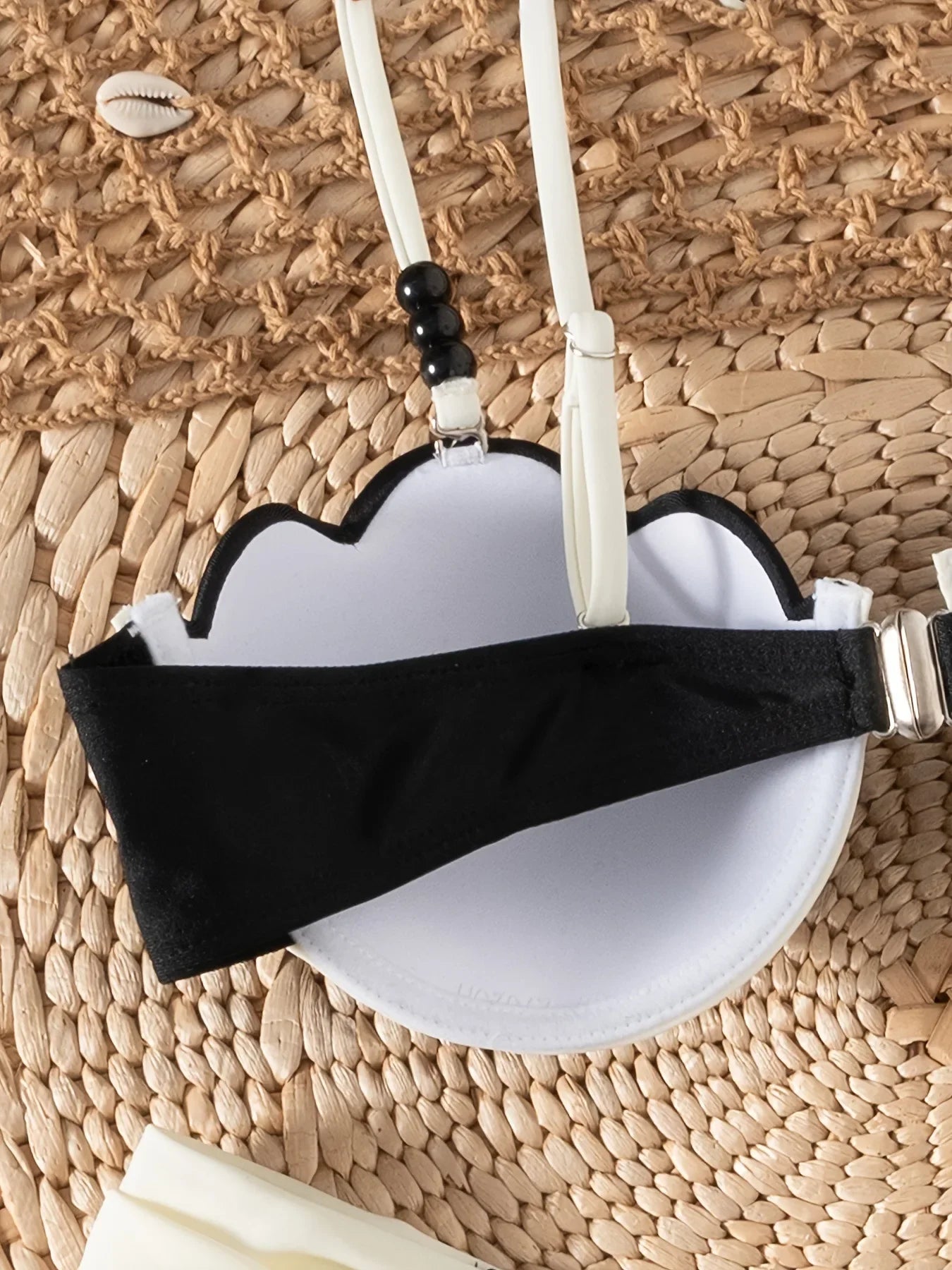 Sexy Coffee Contrast Bikini Set