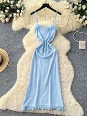 Tassel Knit Holiday Dress