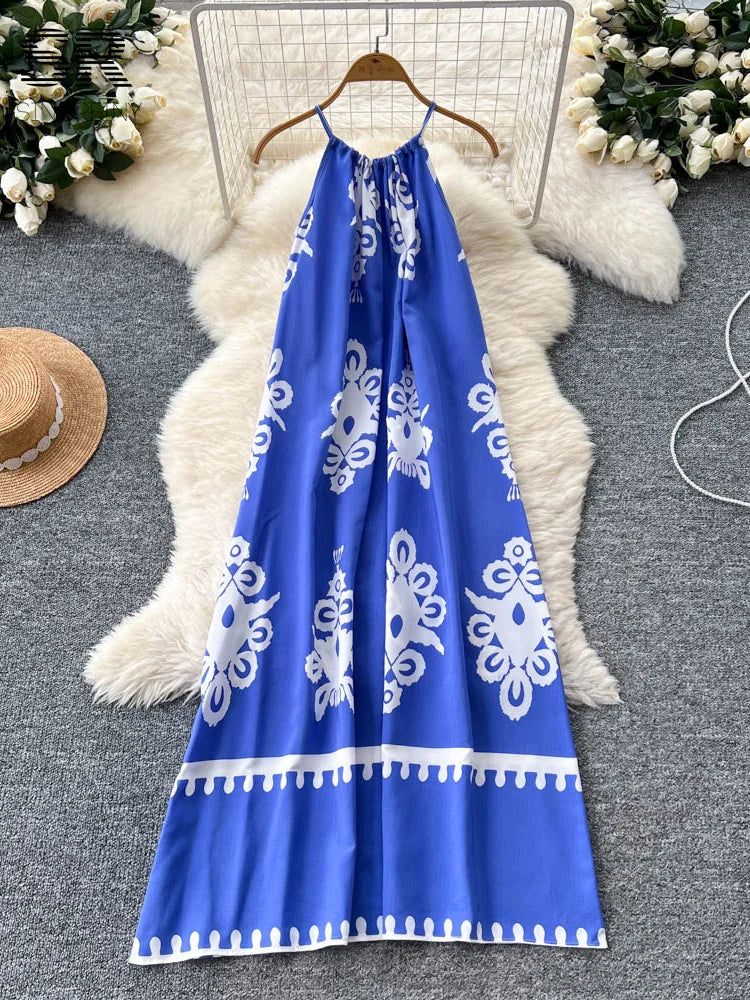 Bohemian Print Beach Dress