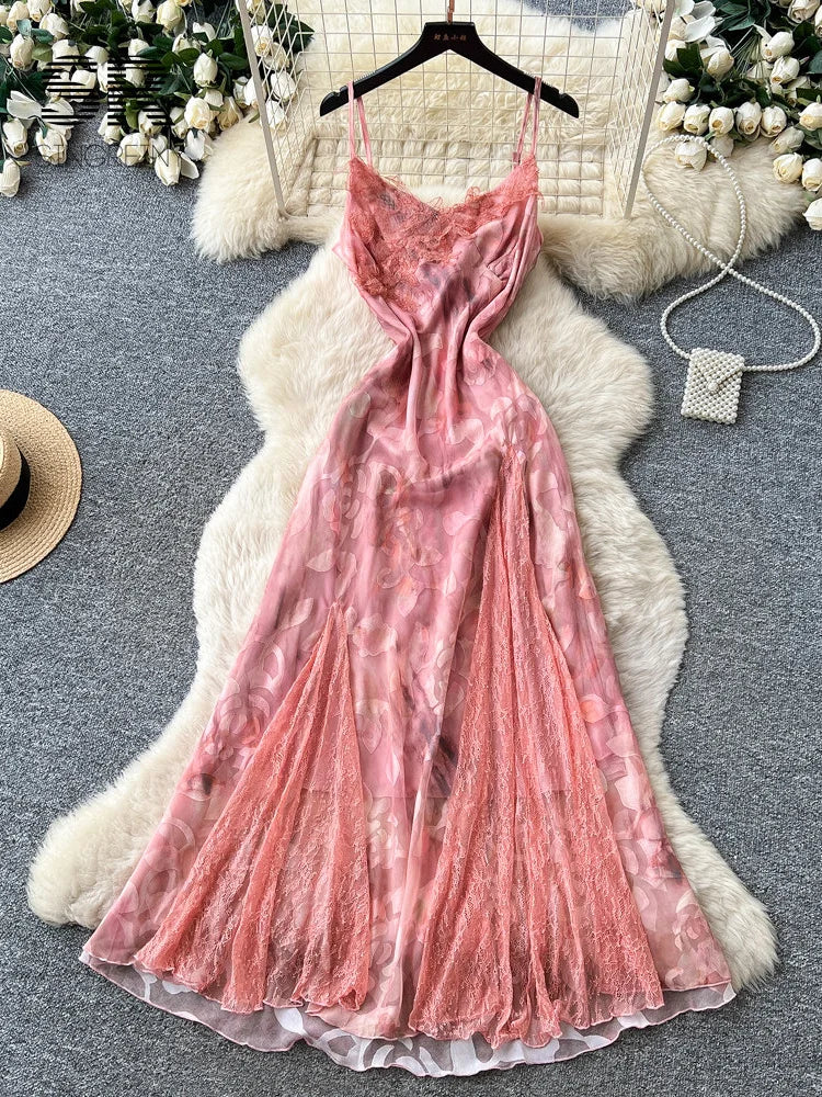 Holiday Lace Chiffon SunDress