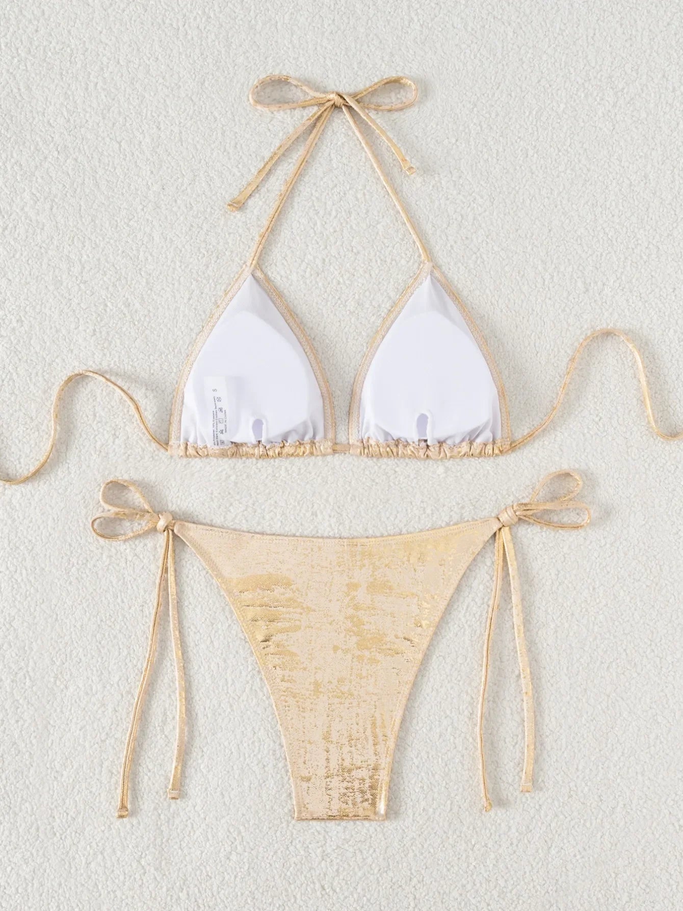 Shiny Triangle Bikini