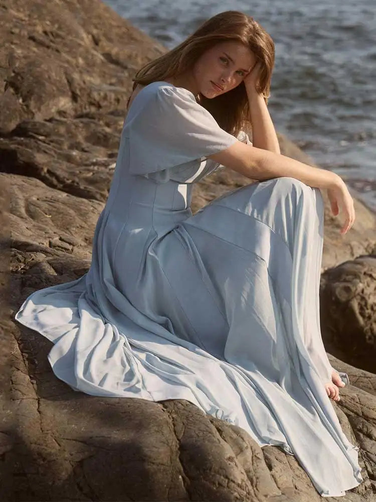 Elegant Maxi A-Line Dress